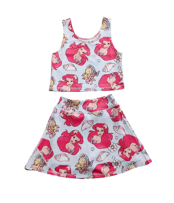 Ariel Tank & Skirt Set