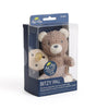 Bitzy Pal Natural Rubber Pacifier & Plush: Bow