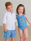 Gone Fishin Swim Trunks