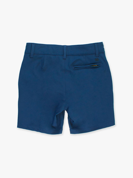 Boys Navy Hybrid Shorts: Navy