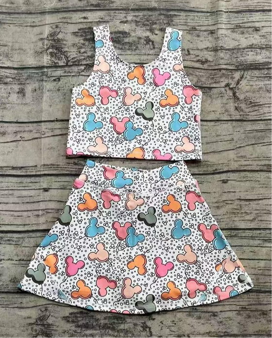 Color Mouse Skirt Set