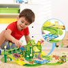 Dinosaur Race Track Magnet Tiles Building Blocks Set PTR02