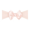 Baby Bling® Satin Small Classic Bow on soft nylon headband: Rosebud