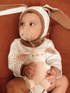 Bitzy Pal Natural Rubber Pacifier & Plush: Bow