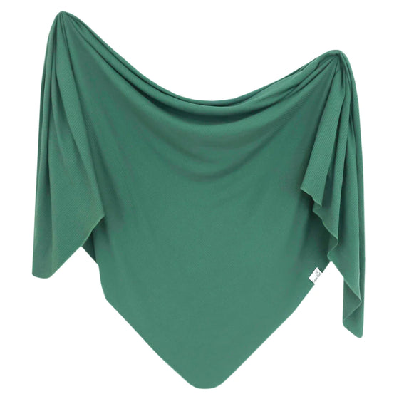 Knit Swaddle Blanket- Balsam