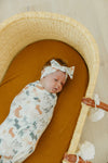 Knit Swaddle Blanket - Rufus