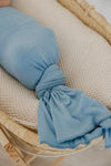 Rib Knit Swaddle Blanket - Atlantic