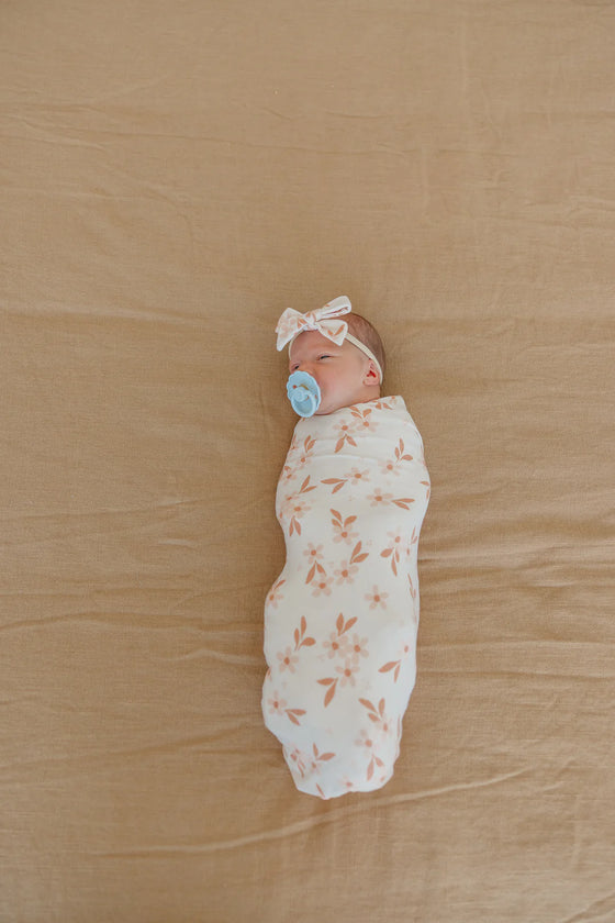 Knit Swaddle Blanket - Rue