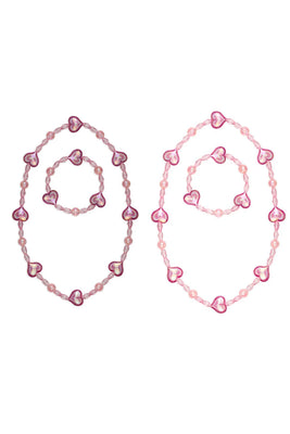 Cotton Candy Necklace & Bracelet Set