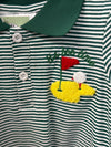Striped Golf Tee Time Polo
