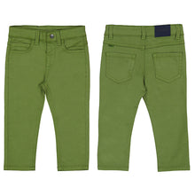  Boys 5 Pocket Slim Fit Basic Pant Green