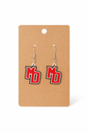 Mad Dog Logo Small Earrings
