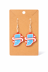 Old School ISU Small Earrings