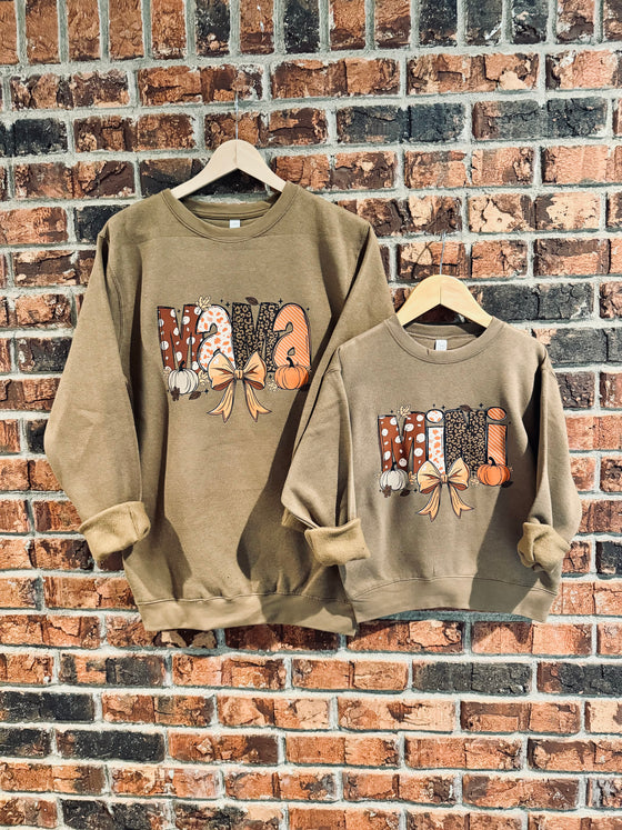 Mama and Mini Fall Sweatshirts