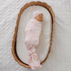 Knit Swaddle Blanket- Adelia