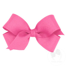  Mini Classic Grosgrain Hair Bow-Hot Pink