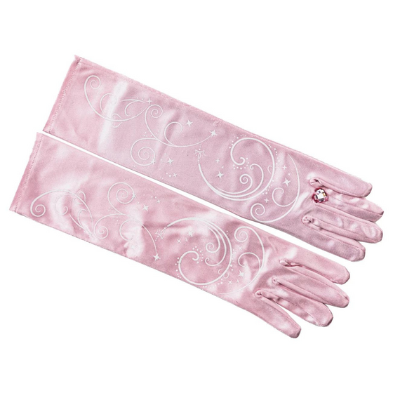Princess Swirl Gloves- Light Pink
