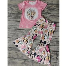 Pink Mouse Flare Pants Set
