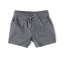  Cotton Twill Short-Charcoal