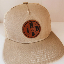  Circle Ind Leather Patch On Khaki Trucker Hat - Kids