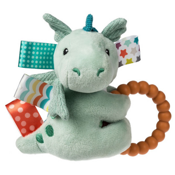 Taggies Drax Dragon Teether Rattle