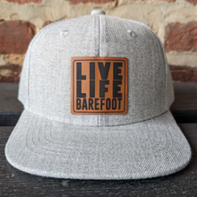  Kids Live Life Barefoot Grey Snapback