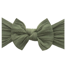  Cable Knit Knot- Army Green