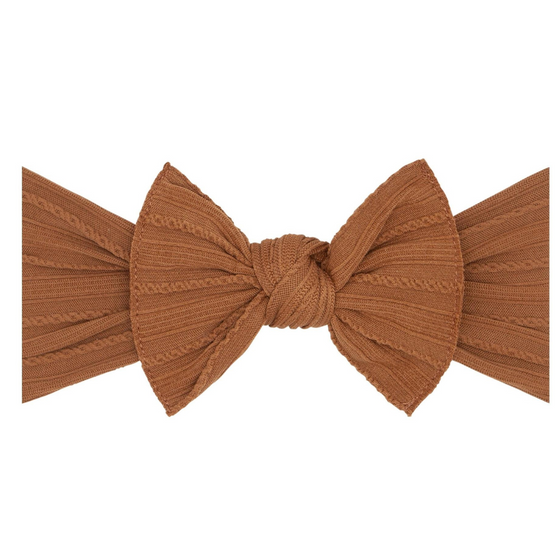 Cable Knit Knot- Camel