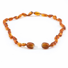  12.5" Cognac Beans Necklace