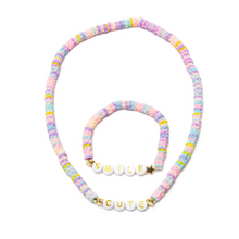  Cute Smile Necklace and Bracelet Set