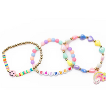  Rainbow Smiles Bracelet Set