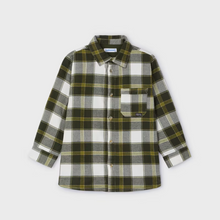  Green Checkered Overshirt