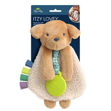  Itzy Lovey Plush with Silicone Teether Toy-Puppy