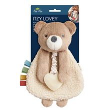  Itzy Lovey Plush with Silicone Teether Toy-Theo Bear