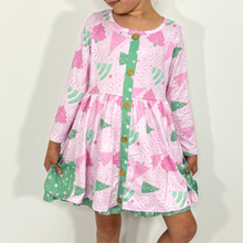  Pink Evergreen Girls Dress