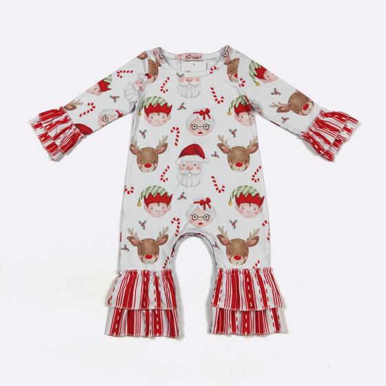 Mrs Claus Baby Romper