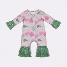  Pink Evergreen Baby Romper