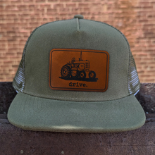  "Drive" Mesh Back Trucker Hat- Olive Dab