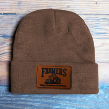  "Farmers Keep America Growing" Kid Beanie Hat- Caramel