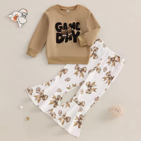 Football Game Day Flare Pant Set