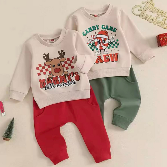 Mama's Little Reindeer Jogger Set