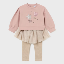  Pink Sweater & Tutu/Legging Set