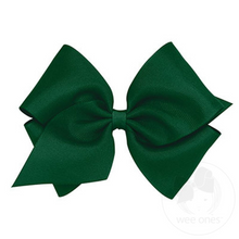  Mini King Classic Grosgrain Bow-Forest Green