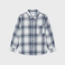  Blue Boys Plaid Shirt