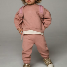  Pink Baby 2 Piece Heart Quilted Tracksuit