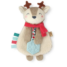  Itzy Lovey Holiday Reindeer Plush + Teether Toy