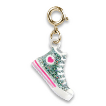  Gold Glitter High Top Charm