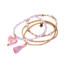  Boutique Luminescent Love Bracelet Set 4pc