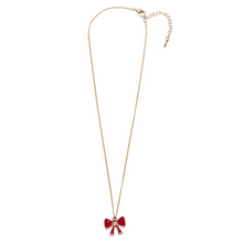  Holiday Bow Necklace