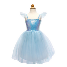  Sequins Princess Dress Blue
